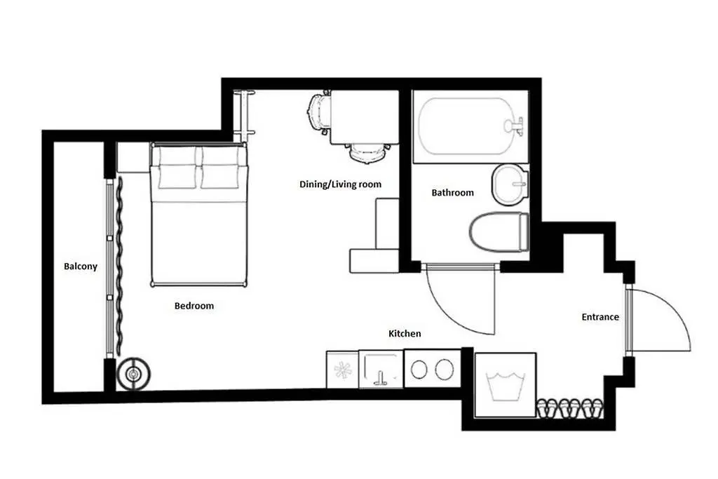 Ferienwohnung Dwell Urban 4C Präfektur Tokio Apartment